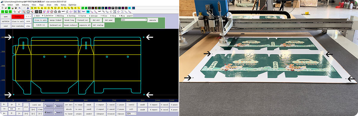 carton box cutting machine