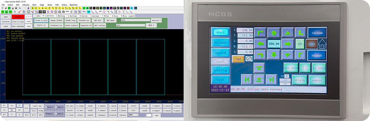 CNC oscillating knife cutting machine