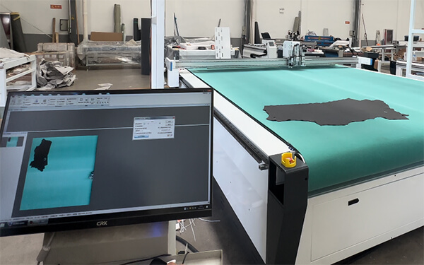 genuine leather cutting machine