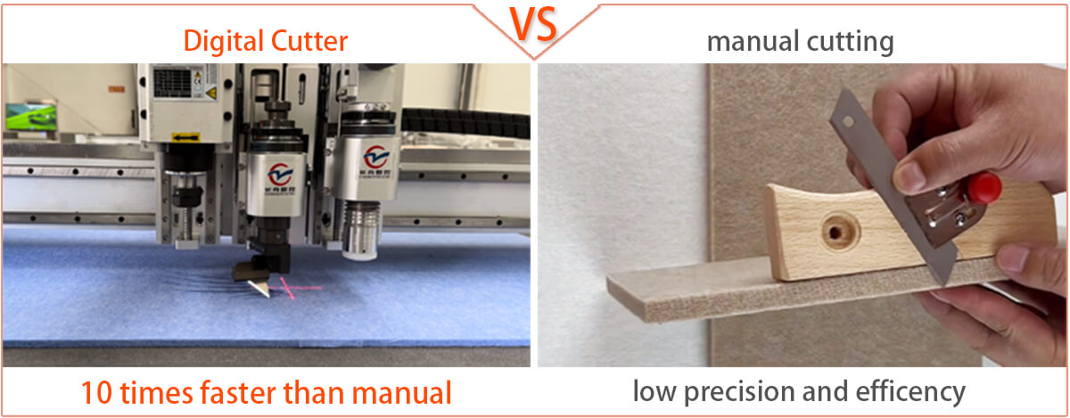 PET felt cutting machine