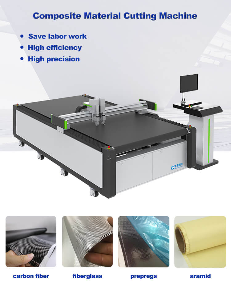 prepreg flatbed digital cutter