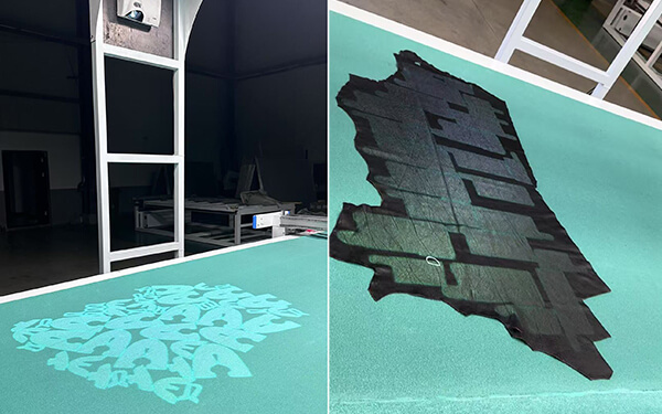 CNC leather cutter machine
