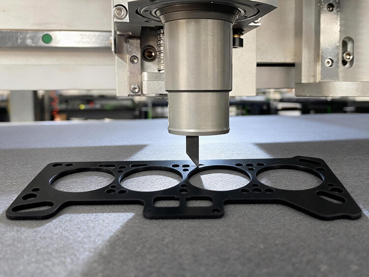 The manufacturing of sealing components has evolved dramatically. In the past, producing a gasket meant expensive metal dies and long lead times. Today, the industry is shifting towards digital flexibility. The CNC Gasket Cutting Machine represents the pinnacle of this evolution. By combining advanced motion control with intelligent software, these machines are not just cutting tools—they are comprehensive solutions for modern manufacturing challenges. This article explores the technical superiority of these machines and their critical role across major industries. 1. Technical Advantages: Why Go Digital? Why are manufacturers replacing traditional die-presses with CNC digital cutters? The answer lies in three core technical advantages. 1.1 Unmatched Precision and Edge Quality In sealing applications, a microscopic burr can lead to a leak. • The Tech: Unlike laser cutting, which can burn rubber edges, or die-cutting, which can compress and deform soft materials, our CNC Gasket Cutting Machine uses High-Frequency Oscillating Knife technology. • The Benefit: The blade vibrates thousands of times per minute, slicing through materials like graphite, PTFE, and rubber with zero deformation and a tolerance of &plusmn;0.1mm. 1.2 Automation and Smart Nesting • The Tech: Modern machines are equipped with AI-driven Nesting Software. • The Benefit: The software automatically analyzes the shape of the gasket and the size of the material sheet. It rotates and interlocks the parts to maximize yield. This typically reduces material waste by over 15% compared to manual layout—a massive saving for expensive materials like Viton or Silicone. 1.3 Versatility: One Machine, Many Materials • The Tech: The modular tool head allows for quick changes between oscillating knives (for soft foam), pneumatic knives (for hard rubber), and milling tools (for reinforced plastics). • The Benefit: A single machine can process everything from a soft 1mm foam gasket to a rigid 5mm asbestos-free sheet, making it ideal for "High-Mix, Low-Volume" production. ️ Image Alt Text Suggestion: "Close-up of CNC oscillating knife cutting complex shapes on a rubber gasket sheet." 2. Key Application Areas The versatility of CNC gasket cutters makes them indispensable in sectors where precision is paramount. 2.1 Automotive Industry • Application: Engine cylinder head gaskets, oil pan seals, and exhaust system gaskets. • Why CNC? The automotive sector demands rapid prototyping for new engine designs. Digital cutting allows engineers to test a new gasket design in minutes without waiting for a die to be made. 2.2 Aerospace and Defense • Application: High-temperature seals, fuel system gaskets, and EMI shielding components. • Why CNC? Aerospace requires strict traceability and zero defects. CNC machines ensure that every cut is identical to the digital CAD file, ensuring compliance with rigorous safety standards. 2.3 Electronics and Telecommunications • Application: Tiny, intricate seals for smartphones, waterproof gaskets for wearables, and thermal interface materials. • Why CNC? These gaskets are often extremely small and complex. CNC cutters can handle intricate geometries that are impossible for traditional die-cutting to achieve without tearing the material. 2.4 Medical Devices • Application: Seals for pumps, ventilators, and surgical equipment. • Why CNC? Medical manufacturing requires a clean, contaminant-free process. The physical cutting method of a CNC knife produces no smoke, dust, or burnt residue, making it suitable for cleanroom environments. ️ Image Alt Text Suggestion: "Automotive engine gasket being produced on a digital cutting machine." 3. Conclusion The CNC Gasket Cutting Machine is more than just an upgrade; it is a necessity for any manufacturer looking to stay competitive. Whether you are producing high-volume automotive parts or specialized aerospace components, the ability to cut with precision, minimize waste, and switch designs instantly is a game-changer. Ready to modernize your production line?Explore our range of gasket cutting solutions and discover how we can help you achieve higher efficiency and lower costs. Frequently Asked Questions (FAQ) Q: Can the machine cut gaskets from CAD files directly? A: Yes. The machine software supports standard formats like DXF, PLT, and AI. You simply import the file, set the parameters, and start cutting—no physical dies required. Q: Is the machine suitable for mass production? A: Absolutely. With an automatic conveyor system and auto-feeding roll stand, the machine can run continuously for large batch production with minimal operator intervention. Q: How does the machine handle expensive materials like PTFE? A: The AI nesting software is specifically designed to optimize material usage. It calculates the most efficient layout to minimize scrap, ensuring you get the maximum number of parts from every sheet of expensive material.